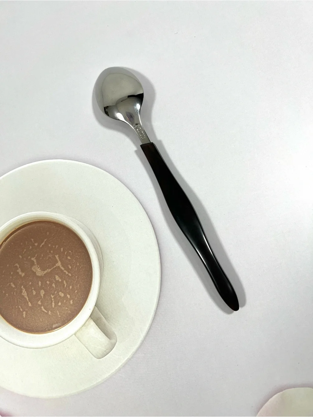 NEW CUTCO TEASPOON CLASSIC BLACK OR DARK BROWN HANDLE VINTAGE FLATWARE SINGLE
